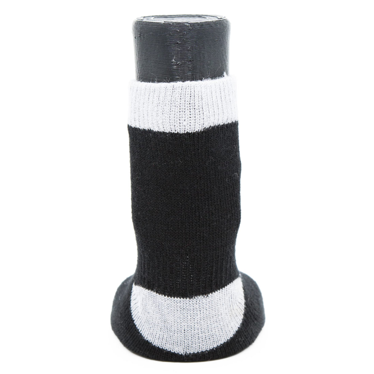 Woodrow Wear, Power Paws Advanced Dog Socks, Black Grey, S, Fits 25-45 pounds