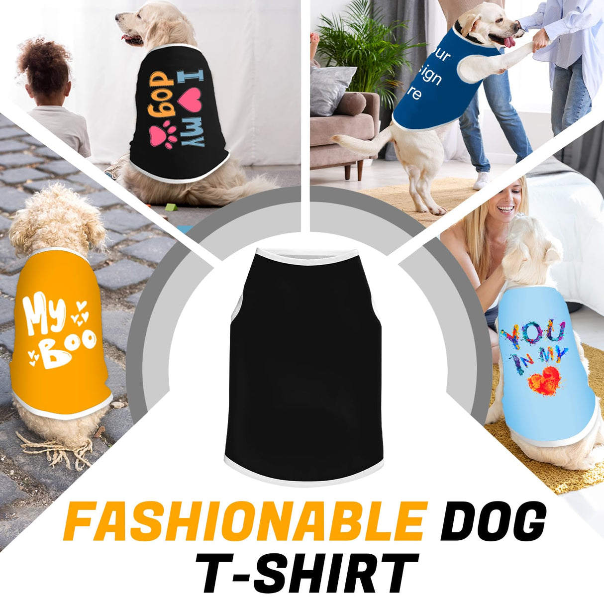 Custom Dog Shirt Personalized Dog Summer Clothes Customized Pet Shirt Add Your Own Design Here Customize Pet Clothes Cyan Clothe 3XL