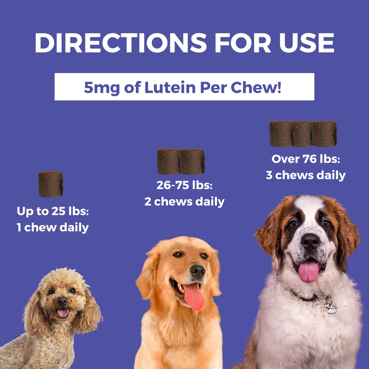 Progility Tear Stain Soft Chews for Dogs – Daily Eye Health Support That Helps Minimize Tear Stains, Advanced Eye Health Formula with Probiotics (80 Count)