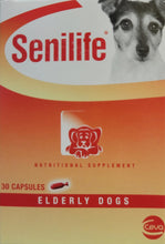 Load image into Gallery viewer, SEGMINISMART CEVA Animal Health D59010B Senilife Nutritional Supplement for Elderly Dogs- 30 capsules/ box