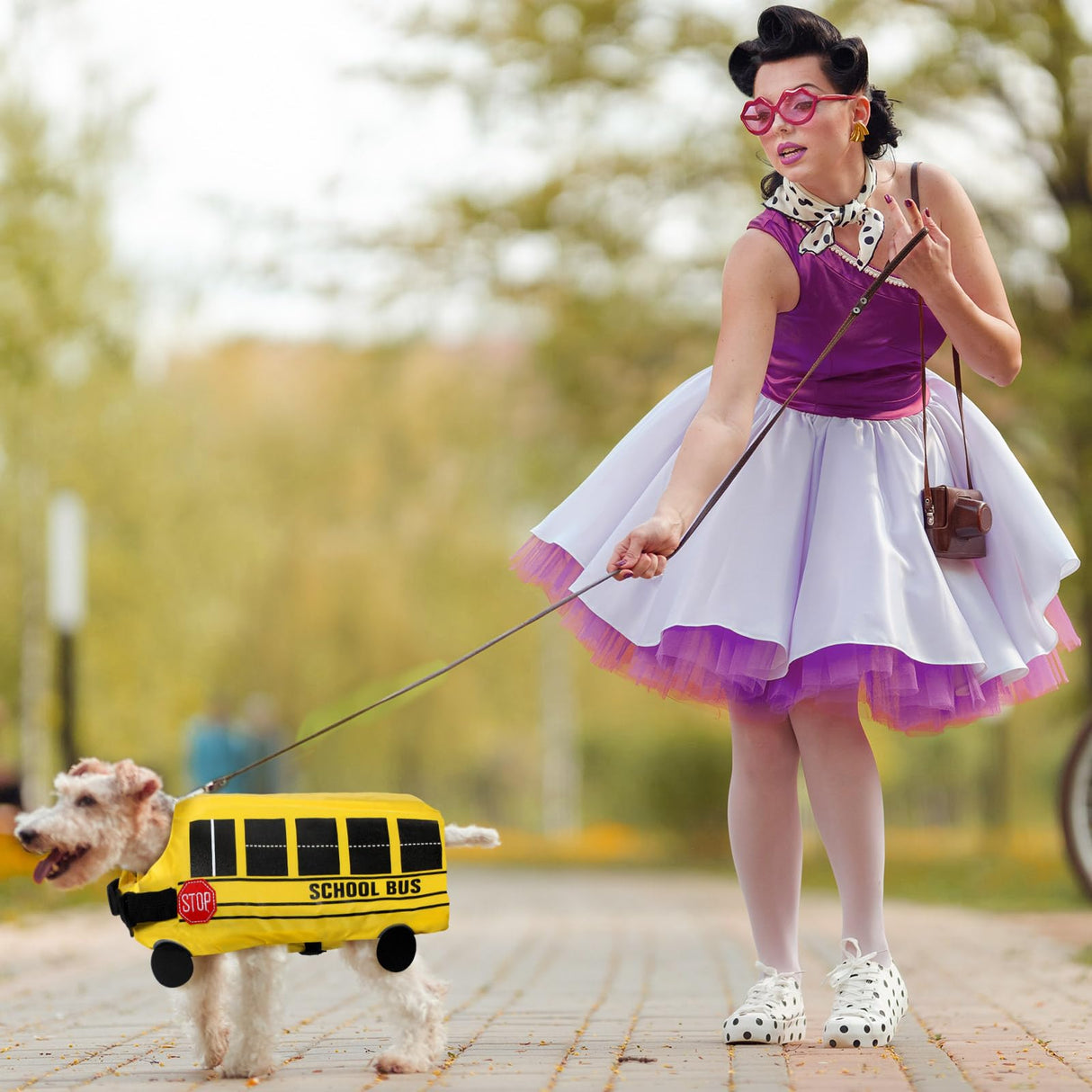 Halloween School Bus Pet Costume Funny Dog Costume Yellow School Bus Life Jacket Swimming Boating Water Flotation Vest Halloween Pet Costume Suit for Dog Cosplay Accessories for Halloween Parties(XL)