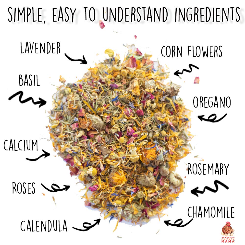 Pampered Chicken Mama Best Eggs Ever! Nesting Herbs for Chickens (10 Ounces) | Chicken Nesting Herbs