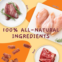 Load image into Gallery viewer, Jungle Calling Triple Flavor Rolls Dog Treats, Made with Real Chicken Duck Beef Meat, Rawhide Free Dogs Snacks,Healthy, Easily Digestible, and High Protein Treat, 10.6 oz