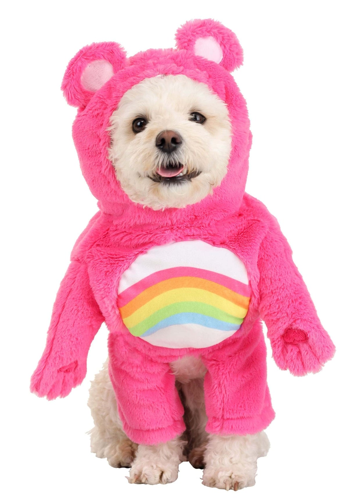 Fun Costumes Care Bears Cheer Bear Dog Costume Size Large Teddy Bear Outfit for Dogs XL