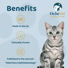 Load image into Gallery viewer, OcluVet Eye Drops for Pets | Clinically Studied Antioxidants for Pets with Cataracts | Made in The USA | Includes 2% N-Acetyl-L-Carnosine (NAC) | 16mL