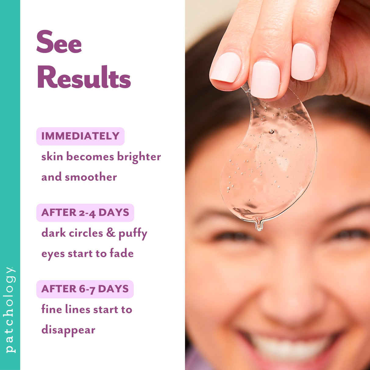 Serve Chilled Bubbly Eye Gels with Niacinamide, Hydrating Under Eye Patches with Niacinamide and Vitamin C, Under Eye Gel Pads with Gel Technology, Facial Skin Care Products - 5 Pairs