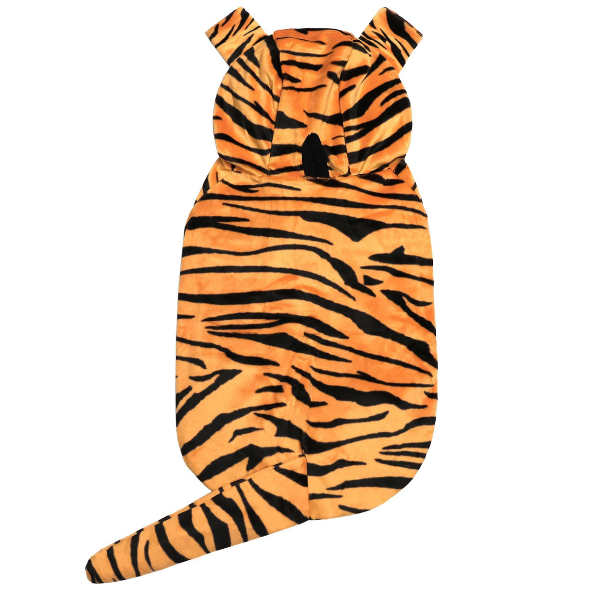 DELIFUR Dog Tiger Costume - Dog Funny Hooded Halloween Cosplay Funny Costume for Small Medium Dogs Pet Special Events Photo Props Accessories (Yellow, X-Large)