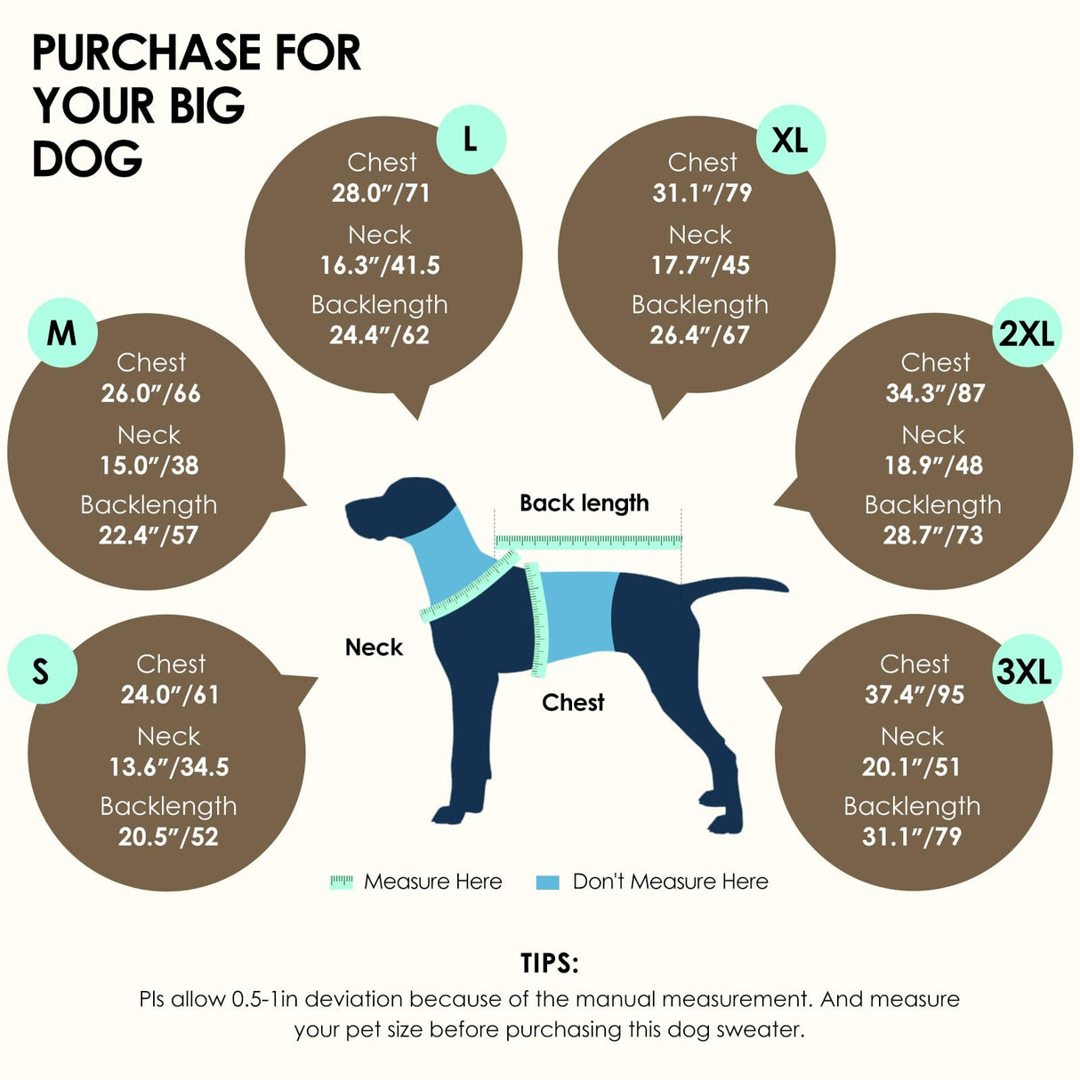 Dog Sweaters for Medium Dogs Girl Boy, Pet Thermal Knitted Turtleneck Medium Dog Sweater for Dogs Pets Winter Clothes Outfits, Greyhound, Apricot M
