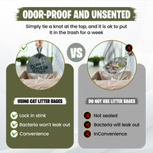 Load image into Gallery viewer, HEAVY Dootie Bags with EZ Tie Handles. Clean and Convenient for Pet Dog Poop, Cat Litter. Multi-Use. Great for Swivel Bin and Gogo Stik Scoopers. Made with Cornstarch. Strong, Leakproof and Very Large