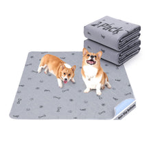 Load image into Gallery viewer, Washable Pee Pads for Dogs, 2Pack Puppy Pads Washable with Bone Print,Absorbent Reusable Whelping Pads Non-Slip Dog Mats for Floor Protector, Couch Cover, Crate, Potty Training 31x36