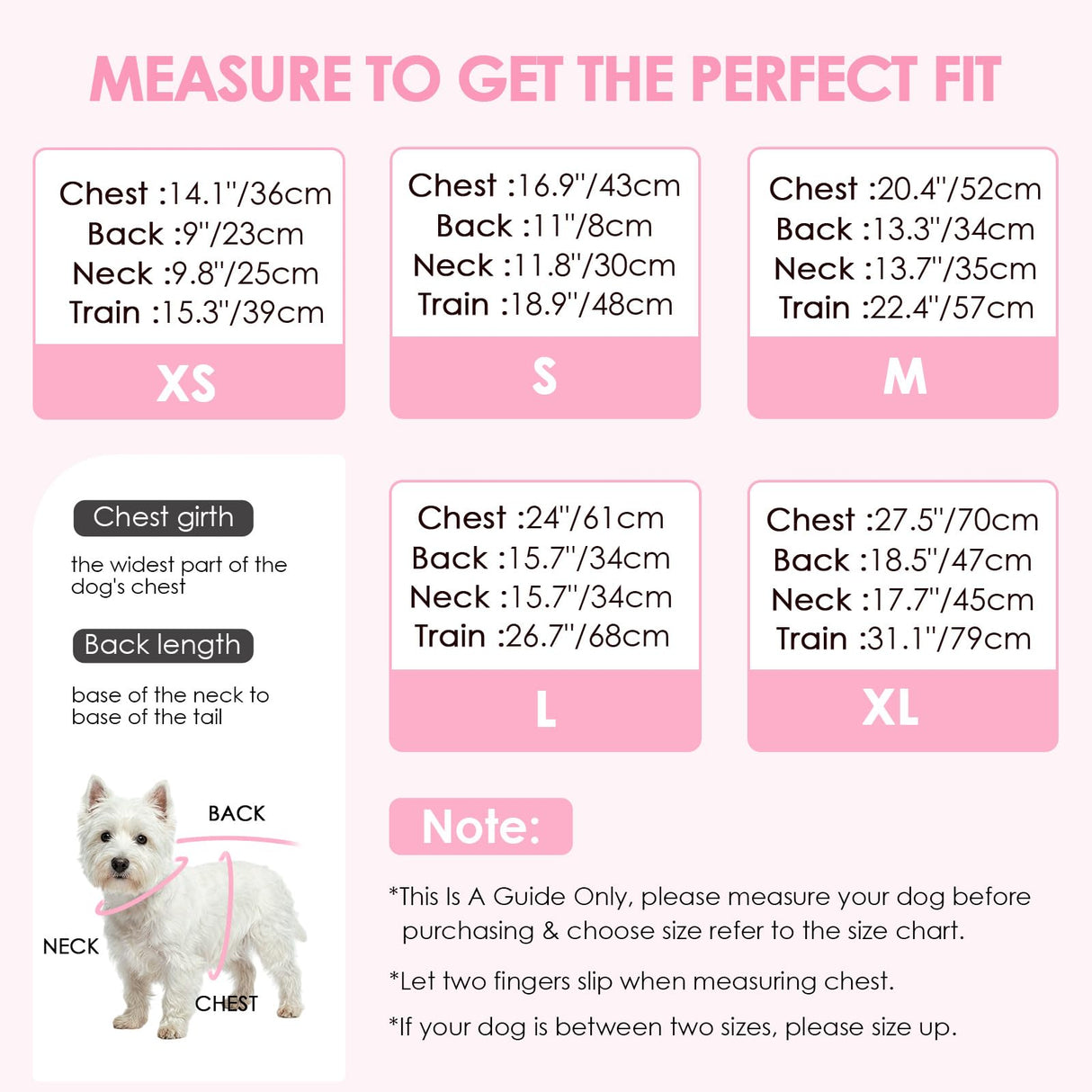 Dog Dress for Small Medium Large Dogs Pet Princess Wedding Dress with Detachable Train Multi-Layer Organza Girl Puppy Tutu Skirt Bowknot Sequin Decor Birthday Cat Clothes(Pink, M)