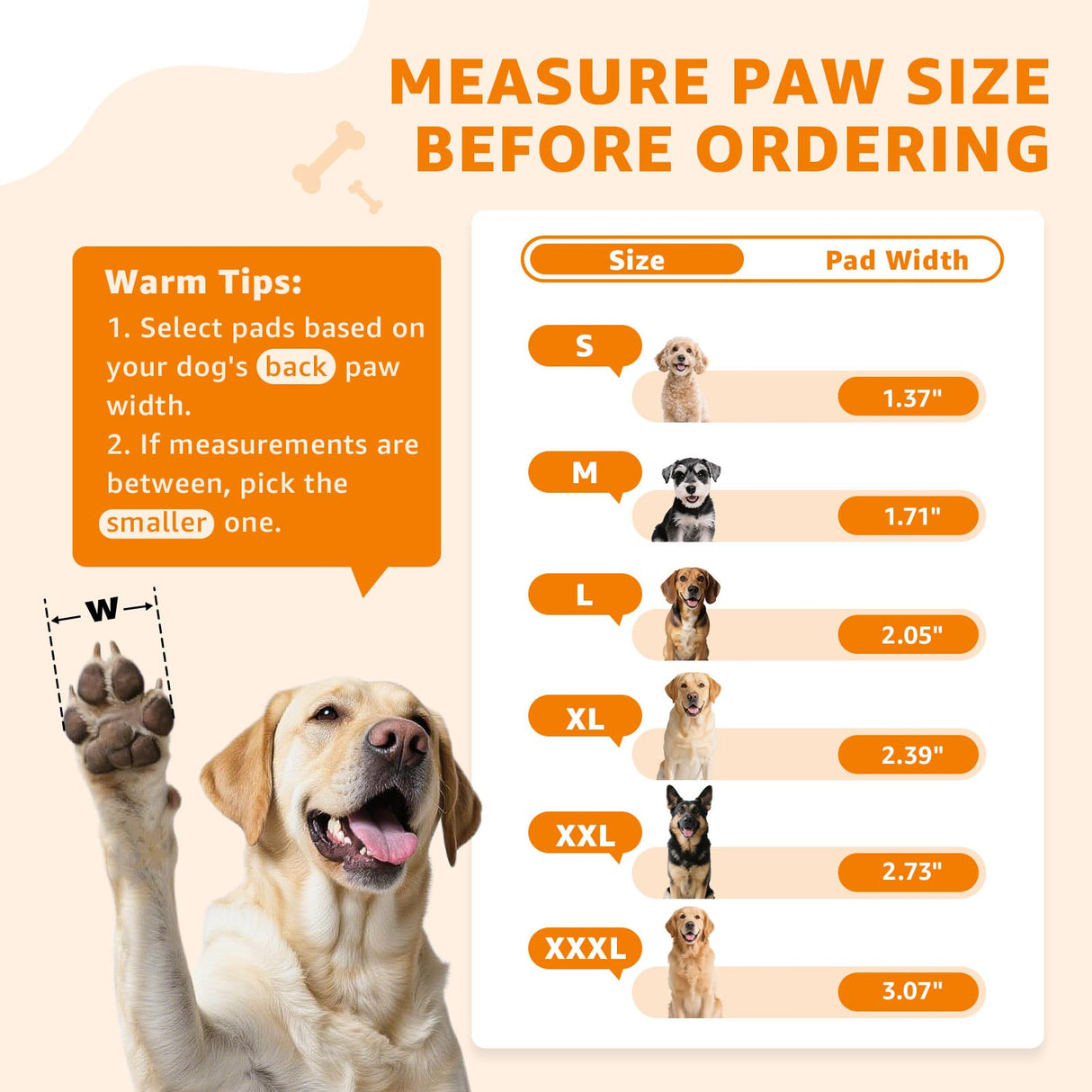 Paw Pads for Dogs Traction - Anti-Slip Sticky Dog Paw Protector Pads for Senior Dogs, Non Slip Adhesive Dog Paw Pads Anti Slip for Slippery Hardwood Floors to Prevent Slipping While Walking Running