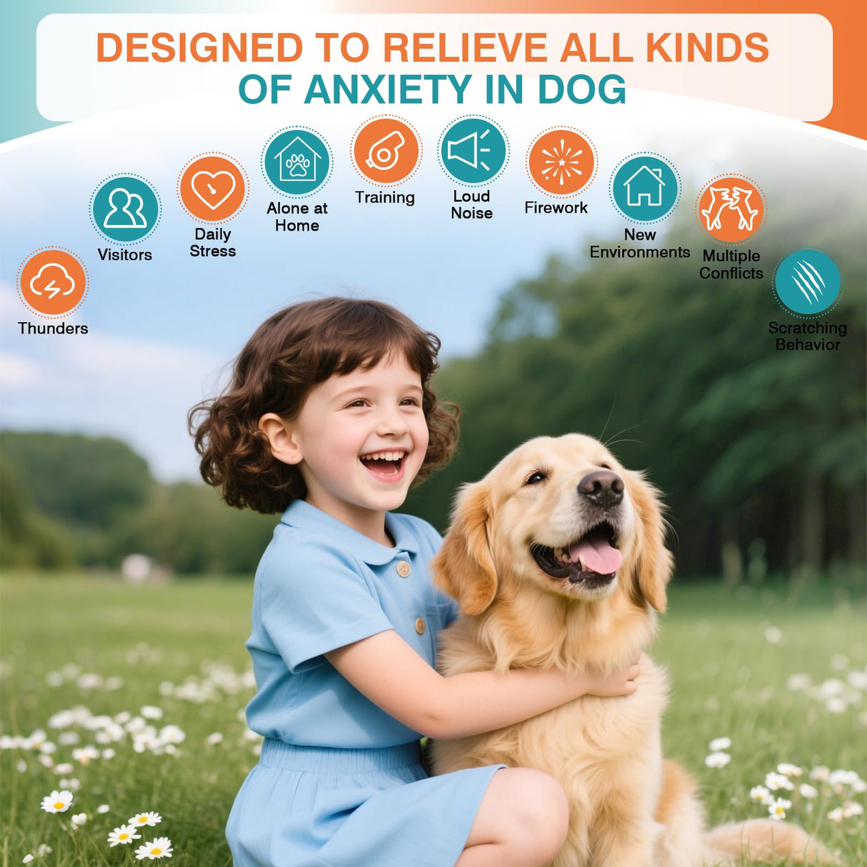 JTEWZX Calming Pheromones Dog Diffuser to Calm Pet Advanced 5 in 1 Kit Appeasing Pheromone Diffuser for Anxiety Relief (2 Plug in+3 Pack 48ml Refill) Reduce Aggression Fighting Barking Stress