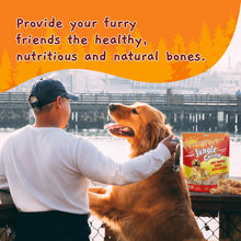 Load image into Gallery viewer, Jungle Calling Beef Tendons for Dogs, Chicken Wrapped Tendons Dog Chews Long Lasting Hip and Joint Supplement for Dogs with Glucosamine (Knotted Bone)