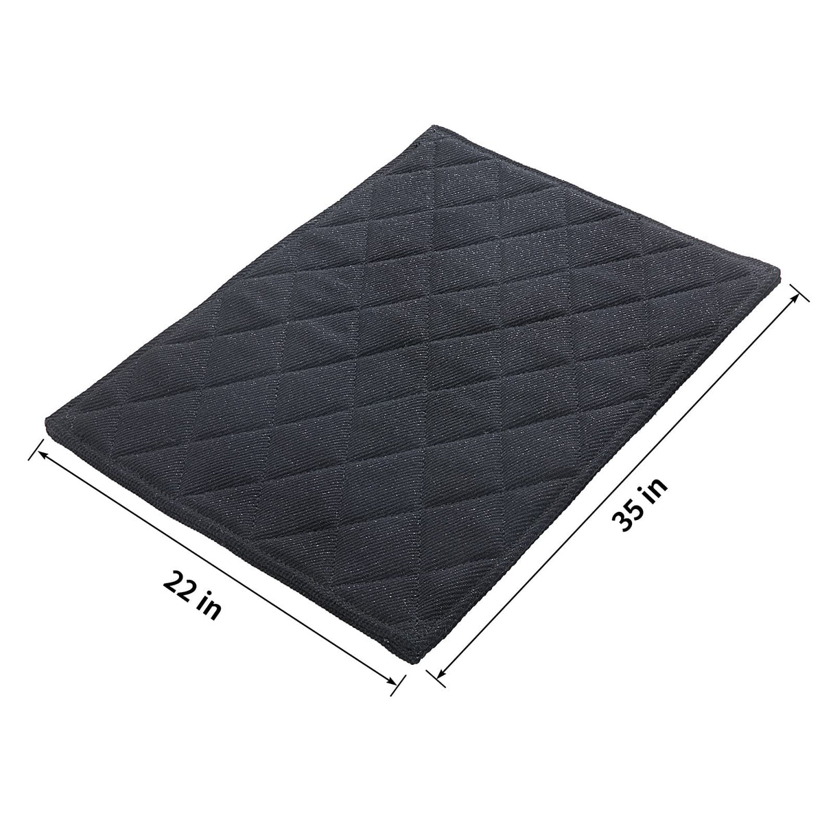 HOMBYS Chew Proof Dog Crate Pad Mat, 22"x35" Indestructible Kennel Pad for Aggressive Chewers, Durable and Water Resistant Teething Puppy Crate Mats for Dogs Cages