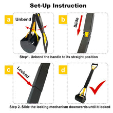 Load image into Gallery viewer, ienjoyed 32“ Tall Pooper Scooper, Large Pooper Scooper for Dogs Heavy Duty, Dog Pooper Scooper with Long Handle & High Strength Durable Spring, Foldable Dog Poop Pick Up