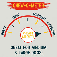 Load image into Gallery viewer, Canine Chews 10-11" Rawhide Bones for Large Dogs, Durable USA Beefhide Dog Rawhide Chews, Retriever Rolls 20 Pack (5 lbs)