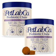 Load image into Gallery viewer, PetLab Co. Probiotics for Dogs, Support Gut Health, Occasional Diarrhea, Digestive Health & Seasonal Allergies - Pork Flavor - 30 Soft Chews - Packaging May Vary (Value 2-Pack)