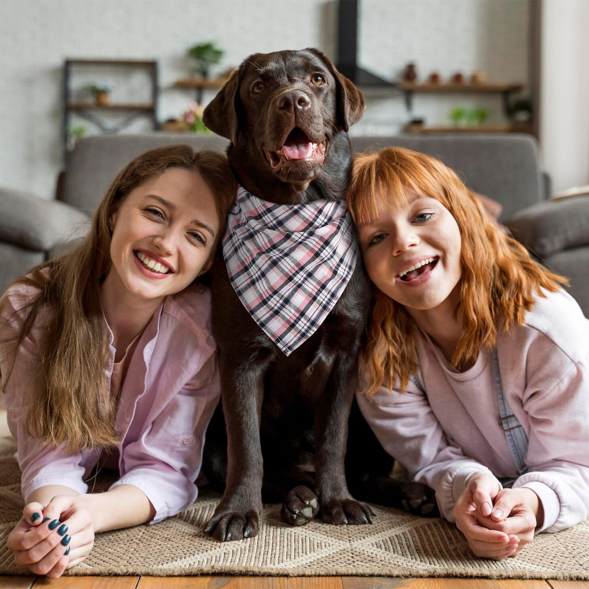 Segarty 60 Pack Triangle Pets Kerchief, 22.8"x15.7" Pet Scarf Washable Plaid Dog Bandanas Accessories Bulk for Small Medium Dogs Cats Large Puppy, Adjustable Reversible Boy Birthday Bibs