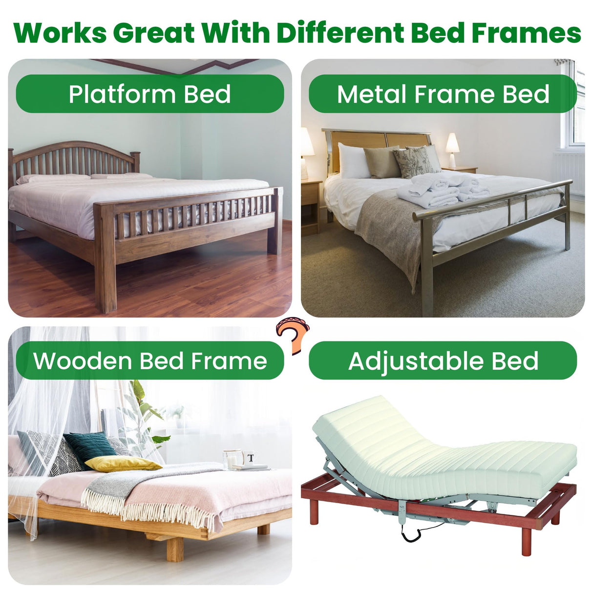 ECOHomes Under Bed Blocker Barrier | Under The Bed Gap Blocker Stretchable Elastic Band Strap Keeps Out Toys, Robots from Going Below Your Bed, Couch & Furniture Bottom Bumper (20 Ft by 6 Inch)