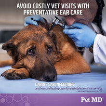 Load image into Gallery viewer, Pet MD Veterinary Tris Flush Cat & Dog Ear Cleaner - Dog Ear Flush - 12 oz