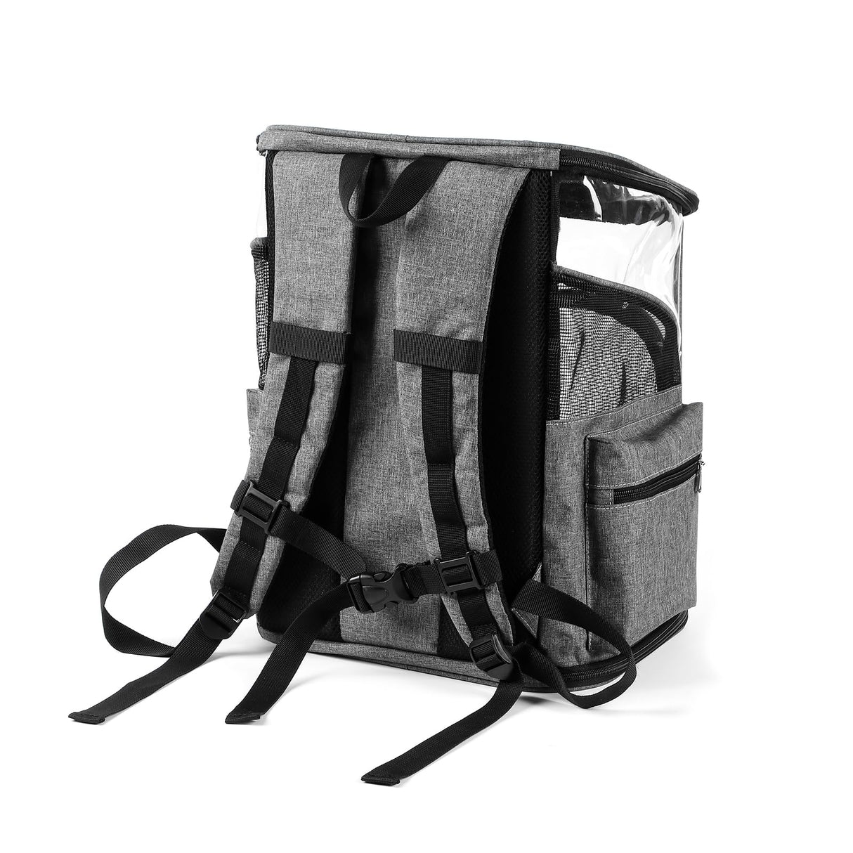 Beidingsen Cat Carriers Dog Carrier Pet for Small Medium Cats Dogs Puppies up to 25 Lbs, TSA Airline Approved Soft Sided, Collapsible Travel Puppy - Black Grey (M: 13" LX11.4 WX17.3 H, Pink)