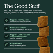 Load image into Gallery viewer, Fera Pets Hip & Joint Supplement for Dogs with Glucosamine, MSM, Chondroitin, & Green Lipped Mussel - Supports Healthy Joints and Weight Management - 90 Soft Chews