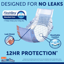 Load image into Gallery viewer, Hartz Comfitables Disposable Male Dog Wraps with Stretchy Waistband, Medium 36 Count