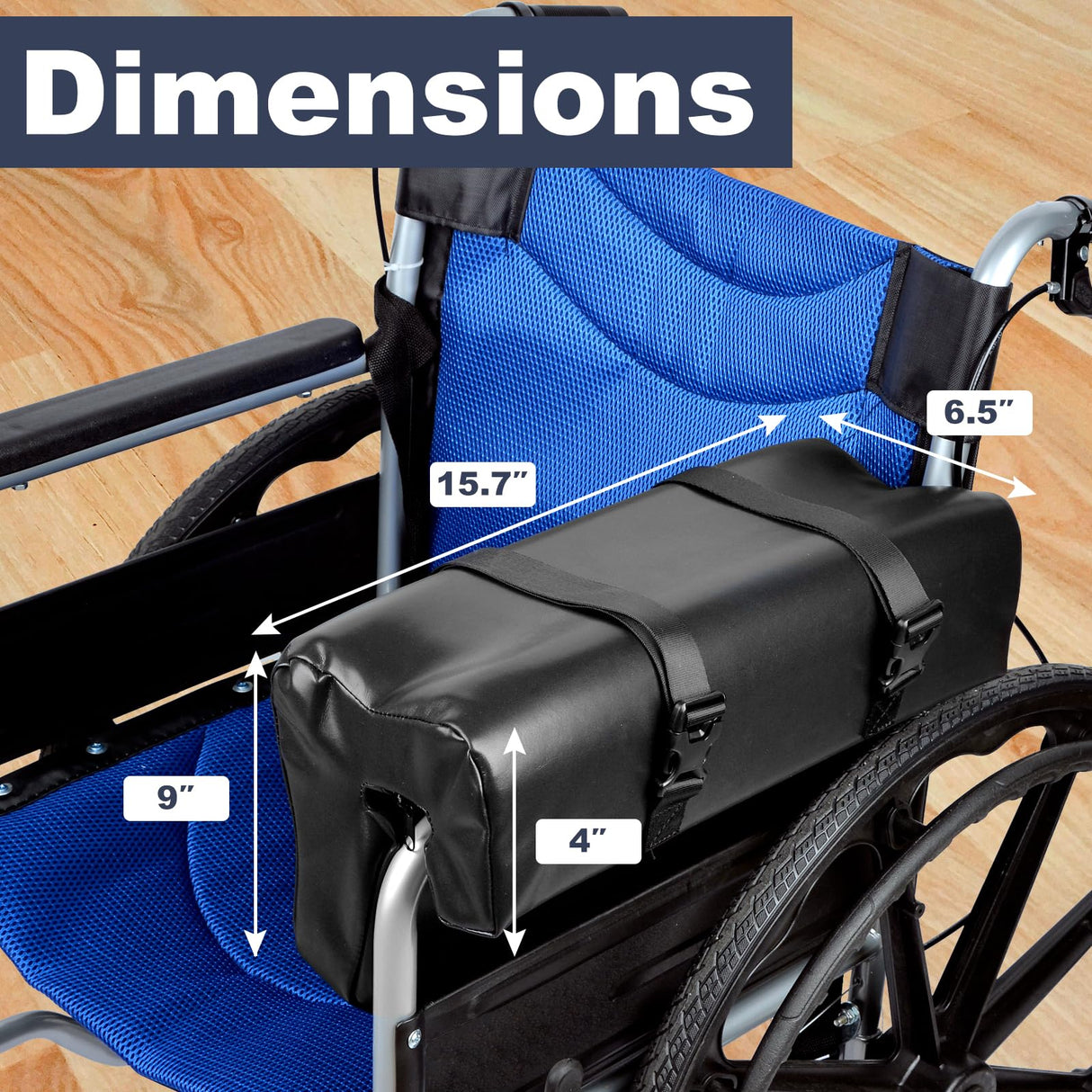 Ablefector Wheelchair Armrest Pad, Wheelchair Arm Rest Cushion Lateral Support Bolster for Stroke Victim, Arm Trough for Improved Comfort, Wheelchair Accessories for Seniors Adults