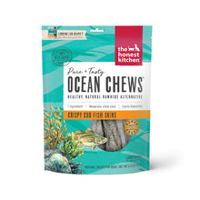 Load image into Gallery viewer, The Honest Kitchen Human Grade Ocean Chews Crispy Cod Fish Skins Dog Treats, 5.5 Ounces