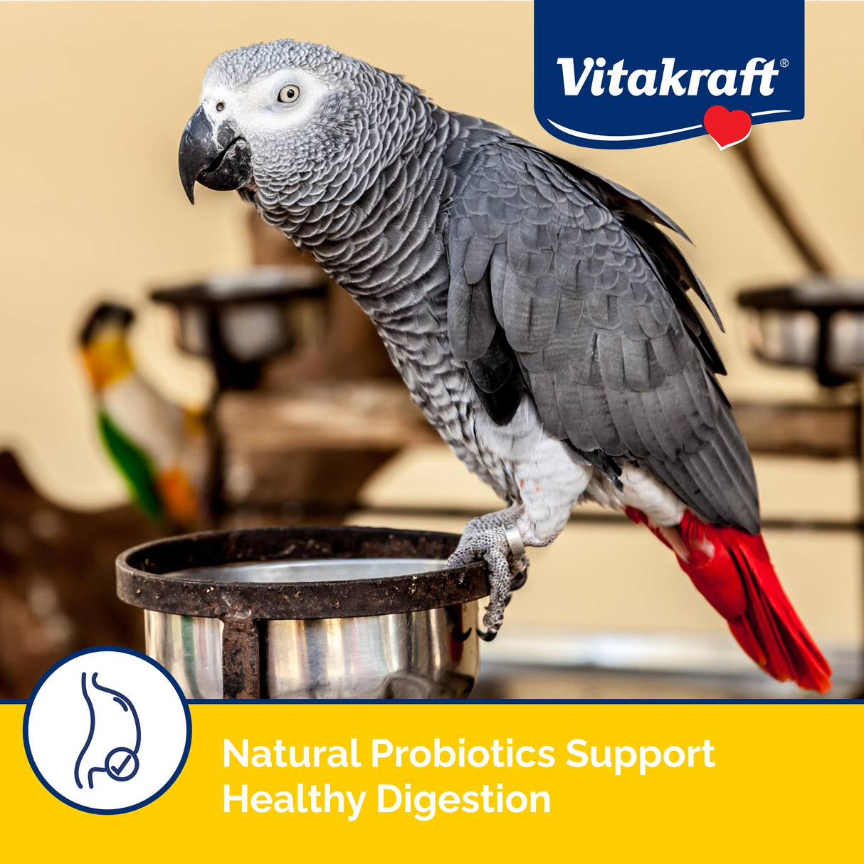 Vitakraft Menu Premium Parrot Food - Vitamin-Fortified - Macaw, Amazon, Conure, and Parrot Food for Large Birds 5 Pound (Pack of 1)