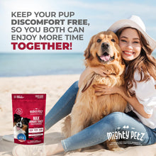 Load image into Gallery viewer, Mighty Petz MAX Cranberry for Dog UTI Treatment - MAX Strength Cranberry Supplement for Dogs + D-Mannose. Bladder Control for Dogs. Urinary Tract Care & Kidney Support Chews