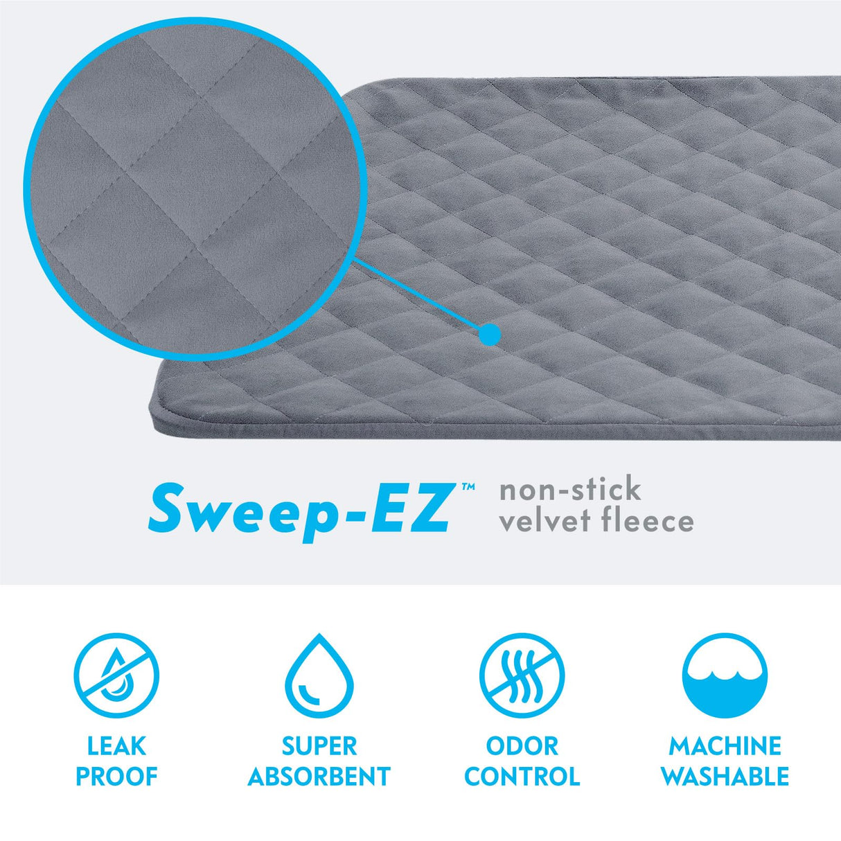 Paw Inspired Fitted Fleece Liners for Ferret Nation, Critter Nation Cage for Ferrets, Rats, Chinchillas, Hedgehogs & Other Small Animals (Gray, Double Unit Set)