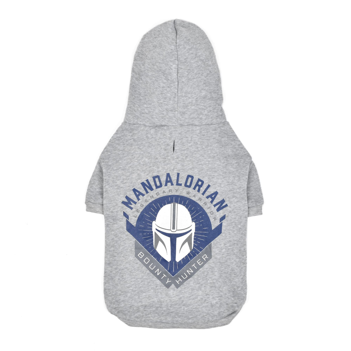 STAR WARS for Pets The Mandalorian Hoodie for Dogs with Leash Attachment Hole, Medium| Star Wars Apparel for Dogs | Cozy Hooded Sweatshirt, Gifts for Star Wars Fans