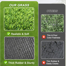 Load image into Gallery viewer, Artificial Grass Mat, Dog Grass Pee Pads, Fake Grass Pad for Pets Potty Training, Soft Grass Rug, Grass Doormat with Drainage Holes, Pet Turf for Indoor Outdoor Use, Washable(15.7''*31.5'')