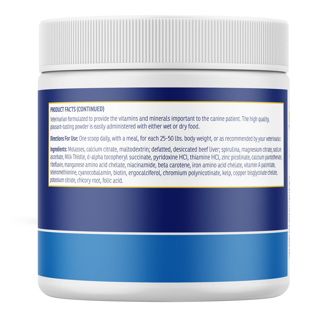Rx Vitamins Essentials for Dogs - Daily Vitamins & Minerals - with Blue Spirulina, Kelp Powder, and Milk Thistle - Complete Canine Vitamins and Essential Minerals Powder - 8 oz