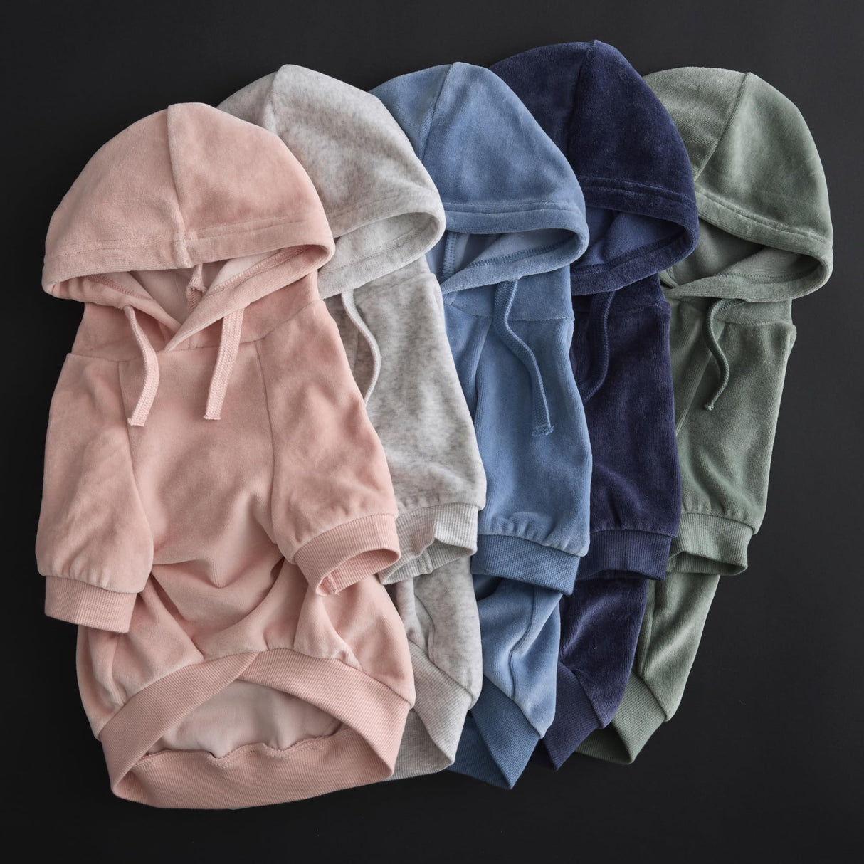 Pet Passion Velour Dog Pet Hoodie Coat for Small, Medium and Large Dogs, Pink, XX-Small