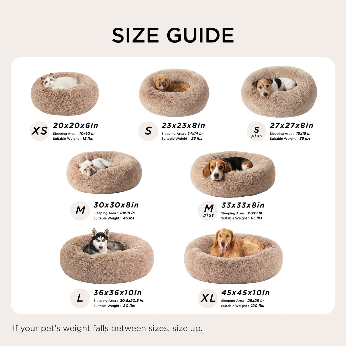 Bedsure Calming Dog Bed for Small Dogs - Donut Washable Small Pet Bed, 23 inches Anti-Slip Round Fluffy Plush Faux Fur Large Cat Bed, Fits up to 25 lbs Pets, Apple Green