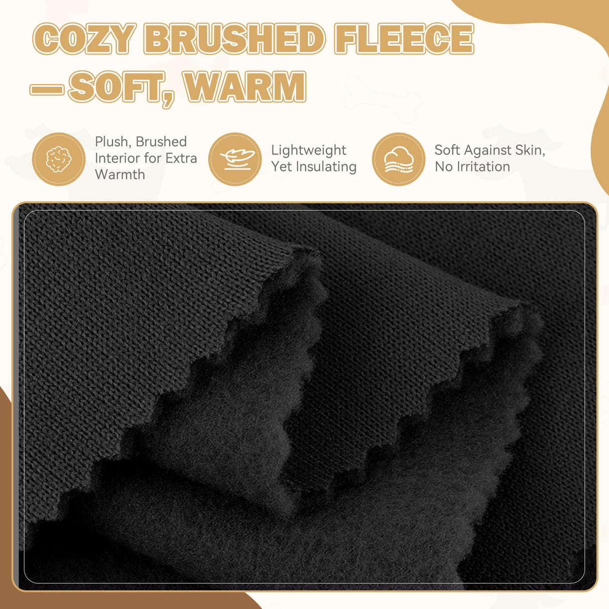 4XL Dog Sweaters for Large Dogs,Security Dog Hoodie,Warm Brushed Fleece Sweatshirt with Hood & Pocket,Leash Hole,Cozy Cold Weather Pet Clothes Sweater Hoodie for Large Dogs,4XL