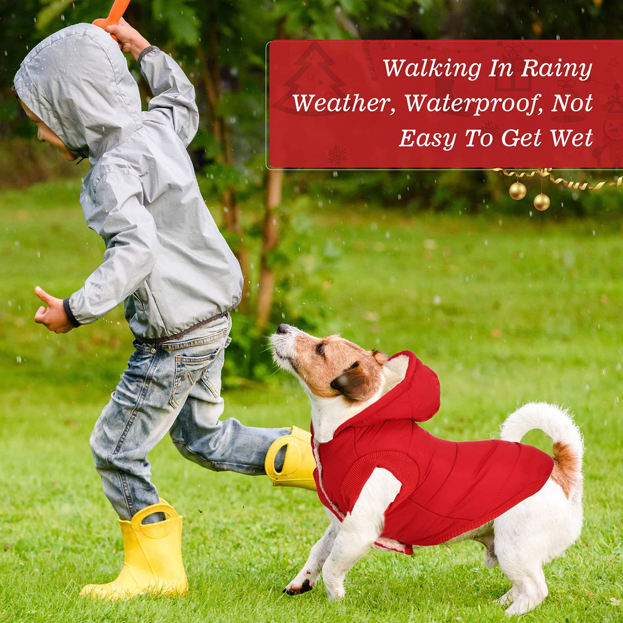 Frienda 3 Pcs Pet Dog Sweater Jacket Winter Knitwear Hoodie Clothes Pocket Puppy Coat Clothing Pup Shirt Costume Sweatshirt Fleece Lining Warm Winter Small Hooded Soft Thickening(Small)