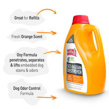Load image into Gallery viewer, Nature’s Miracle Set-In Stain Destroyer Dog 1 Gallon, Oxy Formula With Orange Scent, 128 Ounces