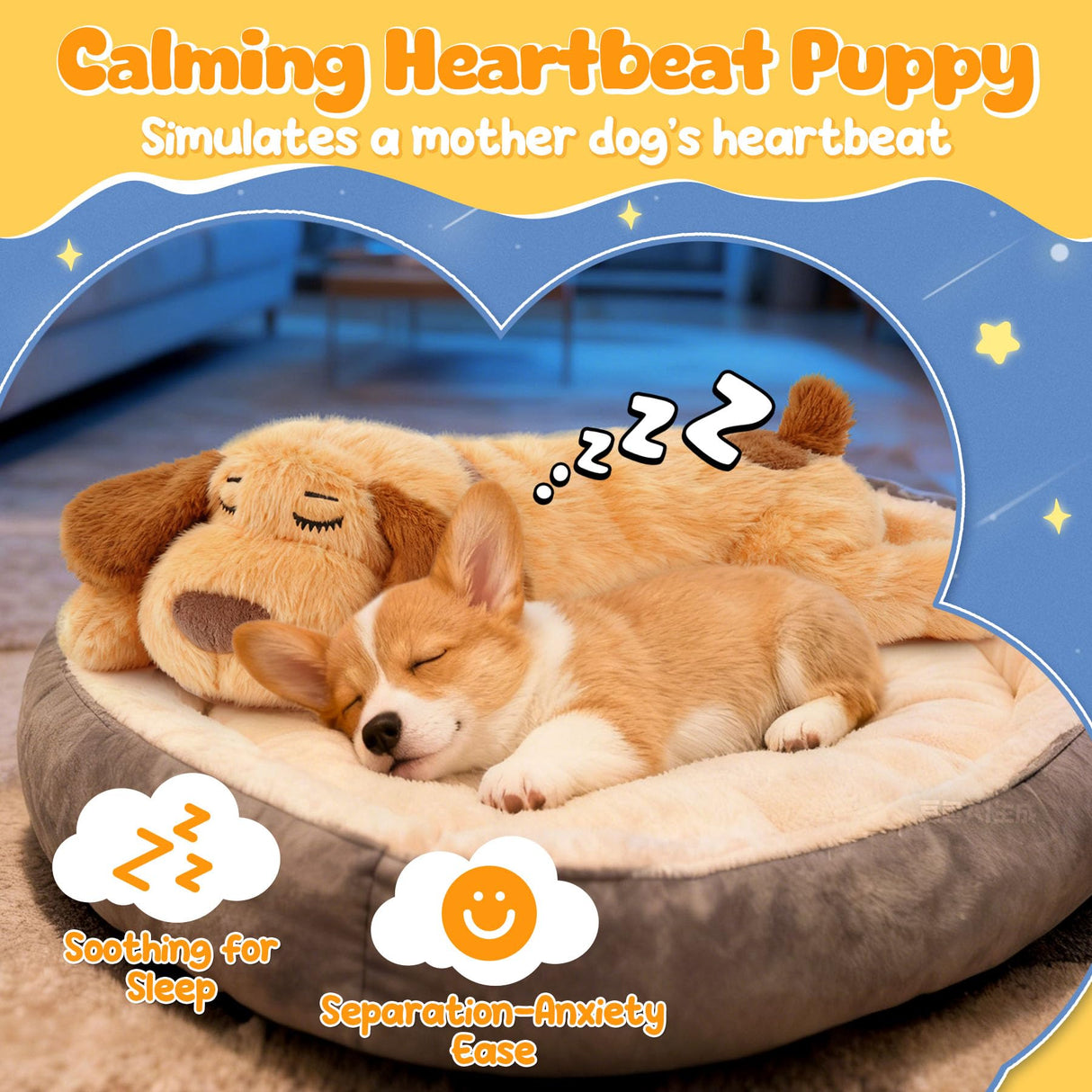 PatsFran Heartbeat Puppy for Dogs, Lick Mats & Treat Ball– All-Round Calming Kit for Anxiety Relief, Sleep Aid & Behavior Training, Puppy Essentials to Keep Them Busy(4 Pcs)