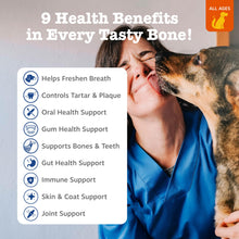 Load image into Gallery viewer, Zesty Paws Dental Bones - Fights Tartar & Plaque - Gum, Teeth & Bone Health - Cinnamon for Dog Breath - Immune, Joint, Gut, Skin & Coat Support - Omega 3 EPA & DHA and Calcium - Small Dogs - 28 ct