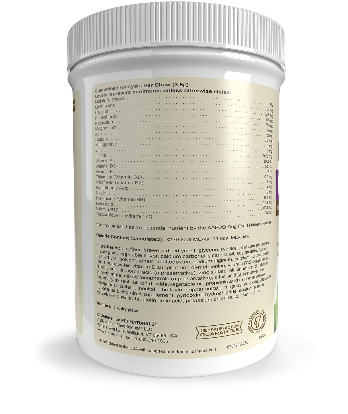Pet Naturals Daily Multivitamin for Dogs, Veggie Flavor, 150 Chews - Yummy Chews with Amino Acids, and Antioxidants - Supports Energy, Metabolic Function and Pet Wellness