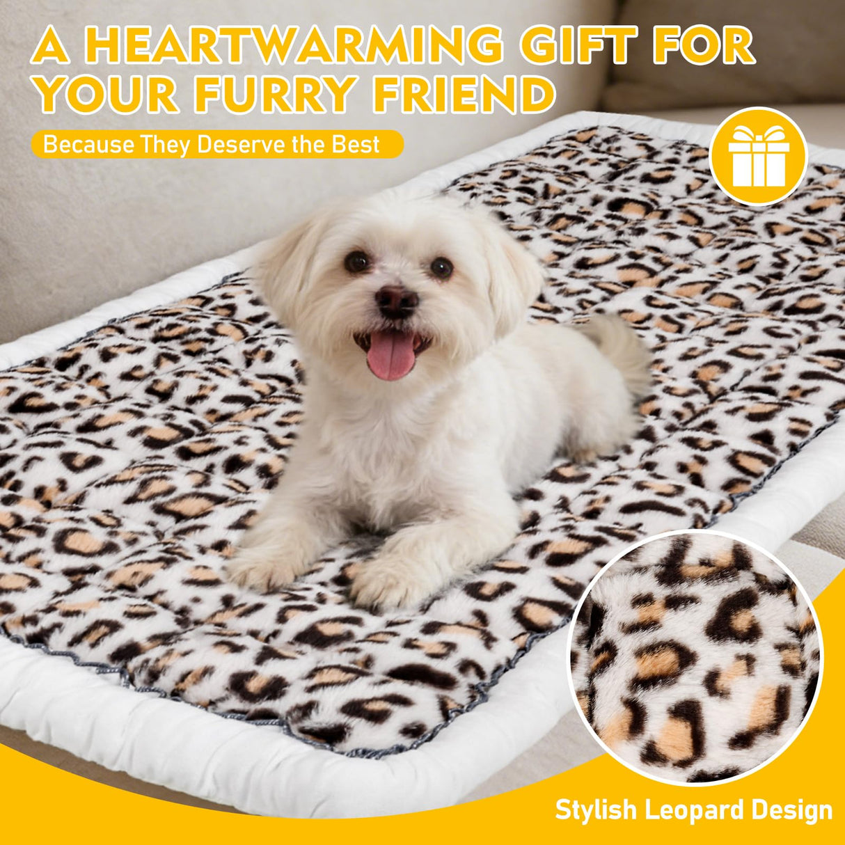Car Back Seat Mat for Dog 53"x24" Dog Bed for Car Scratch Proof Non Slip Thick Odorless Non Fading Pet Travel Cushion Bed Overlay for Hard Bottom Extender & Cat Rabbit Pet Car Seat Cover Protector
