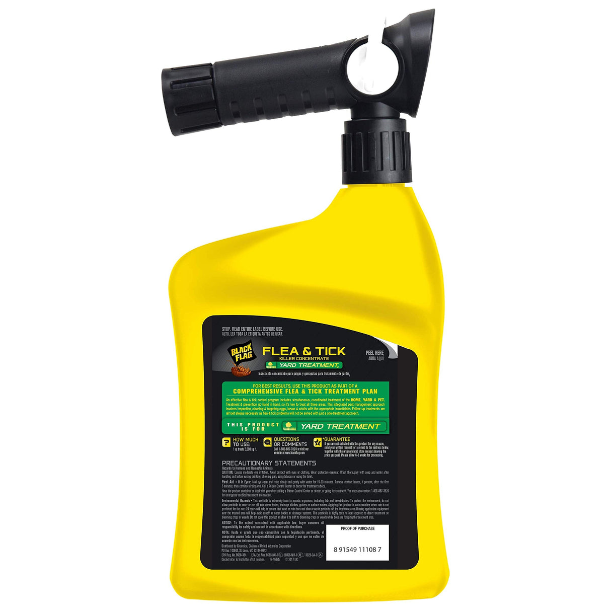Black Flag 32oz Yard Spray, FunkAway 8oz Shoe Odor Eliminator Spray Bundle