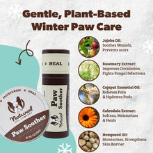 Load image into Gallery viewer, Natural Dog Company Paw Soother Balm & Wax - Dog Paw Balm & Moisturizer for Dry, Cracked Paw Pads, Helps Moisturize & Condition Winter-Worn Paws, Coconut Oil & Calendula, Daily Paw Care, 2 oz Stick