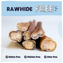 Load image into Gallery viewer, Pawstruck Natural 5-8" Bully Sticks for Dogs - Best Long-Lasting, Rawhide-Free, Low Odor Dental Chew Treat - Healthy Single Ingredient, 100% Real Beef - 8 oz Bag - Packaging May Vary