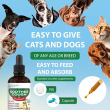 Load image into Gallery viewer, Kennel Cough Drops for Dogs & Cats Cough Relief Dry and Wet Pet Cough Allergy Relief - for Dogs of All Breeds & Sizes