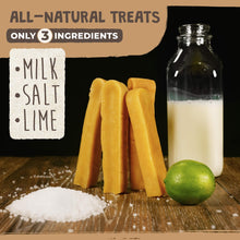 Load image into Gallery viewer, Mighty Paw Yak Cheese Dog Chews – All-Natural Long Lasting Hard Chew for Aggressive Chewers – High Protein, Odor-Free Dog Treat – 3 Ingredient Natural Yak Chews for Large Dogs – (4 Pack)